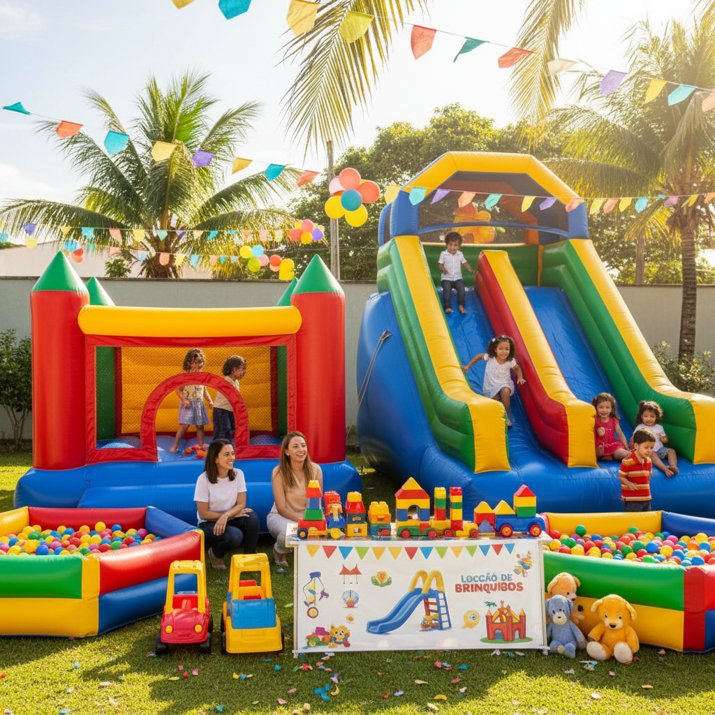 Curso de 🛝 Locação de Brinquedos — categoria Datas Sazonais