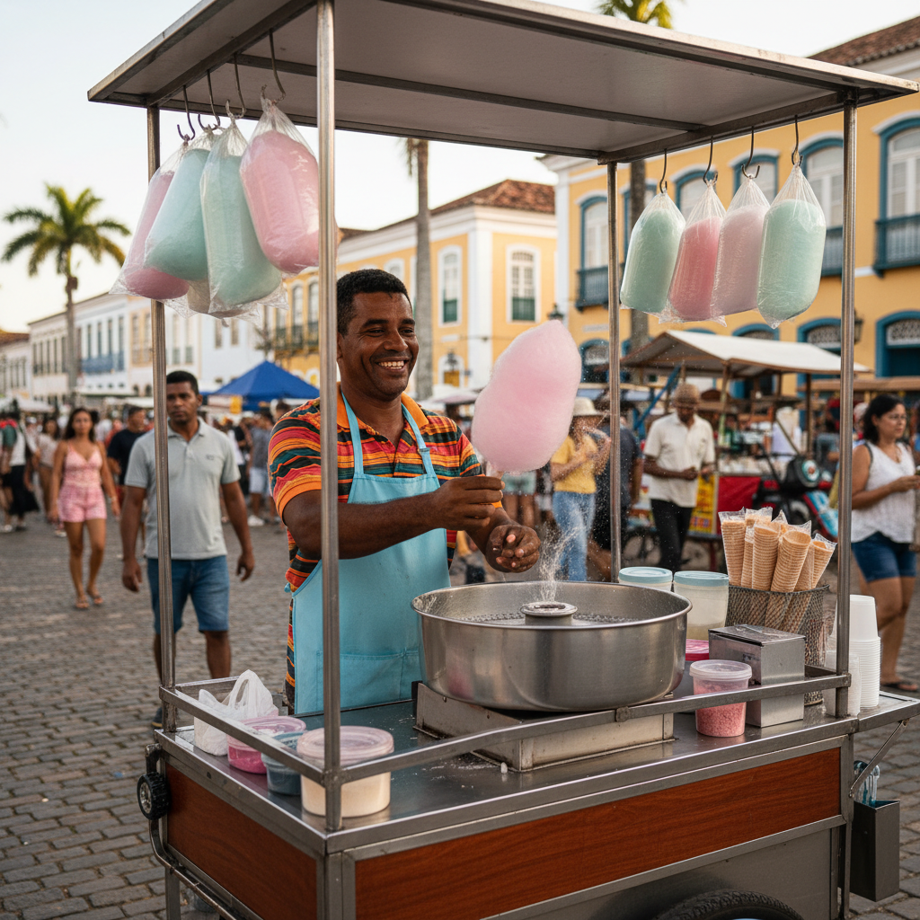 Curso de 🍬 Vendedor de Algodão Doce — categoria Ganhe Dinheiro Rápido