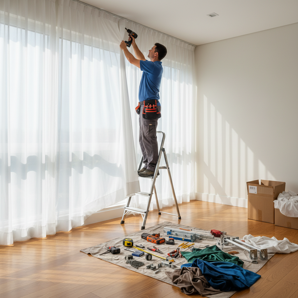 Curso de Instalador de Cortinas — categoria Construção Civil